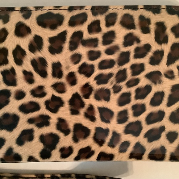 Wallet Wristlet Leopard Print New (but with a few small scratches) - Picture 2 of 14